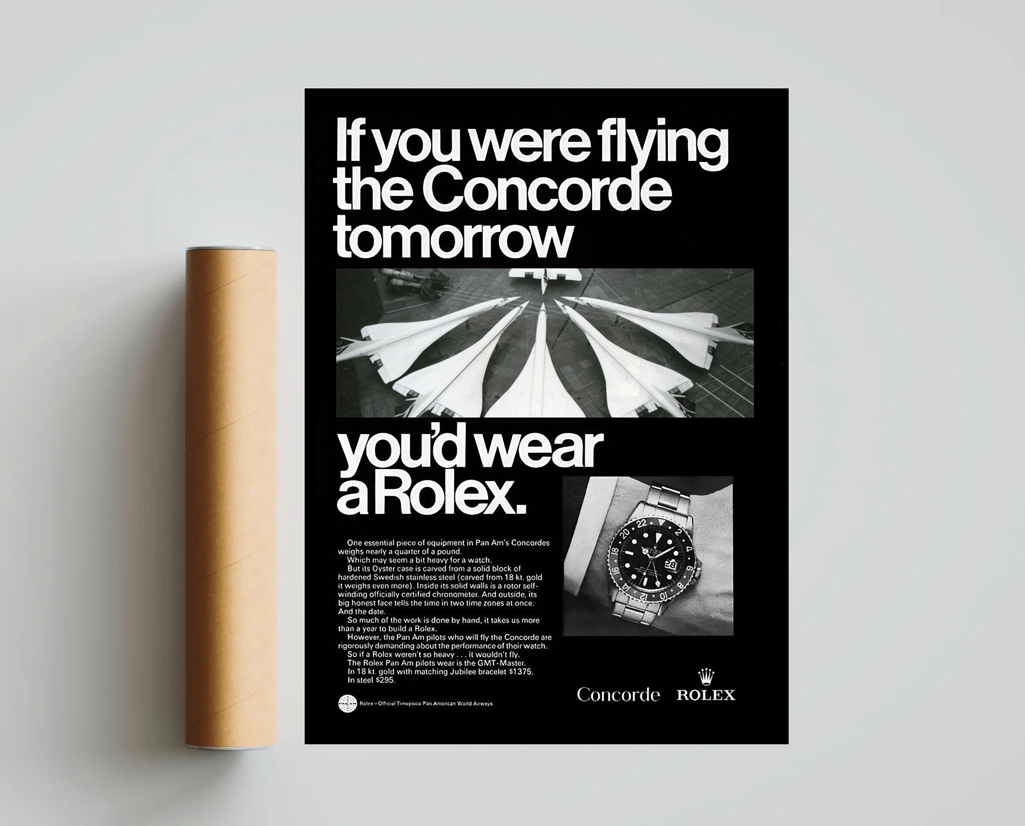 AVIAVAULT X 852 "Vintage Rolex Concorde" Poster