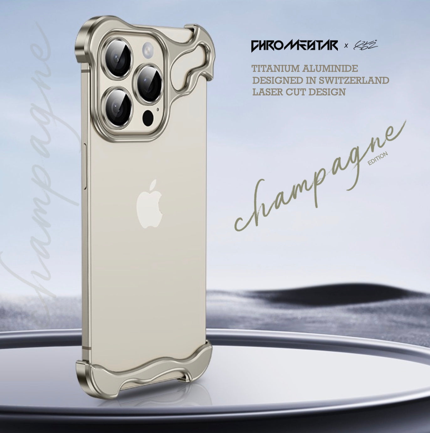 CHROMESTAR X 852 Device Encasement (Champagne Edition)